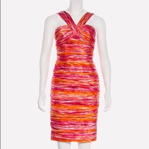 Carmen Marc Valvo 100% silk dress